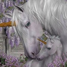 Схема вышивки «единорог»