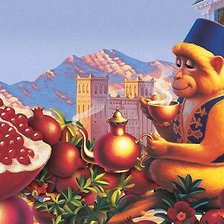 Схема вышивки «чаепитие»