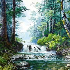 Схема вышивки «природа»