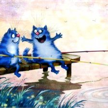 Схема вышивки «Рыбалка»