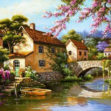 Схема вышивки «Солнечный день»