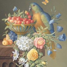 Схема вышивки «цветы»