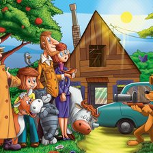 Схема вышивки «простоквашино»