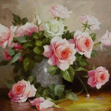 Схема вышивки «róże»