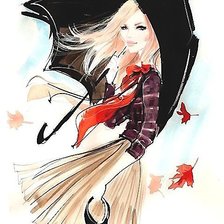 Схема вышивки «Осень»