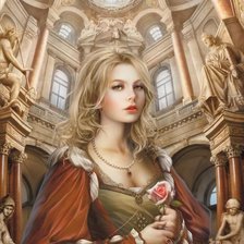 Схема вышивки «Принцесса»