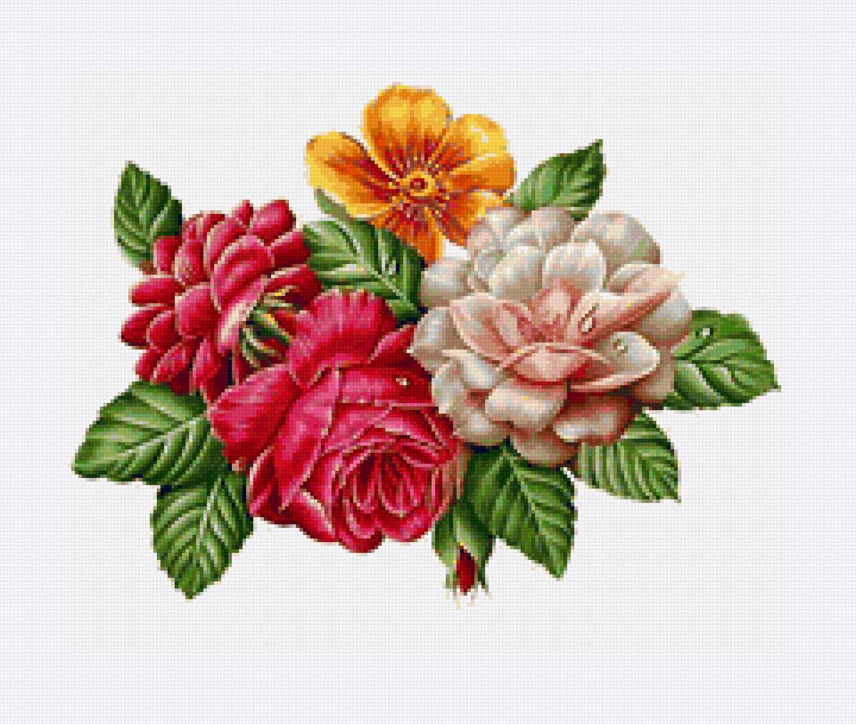 цветы - букет - предпросмотр