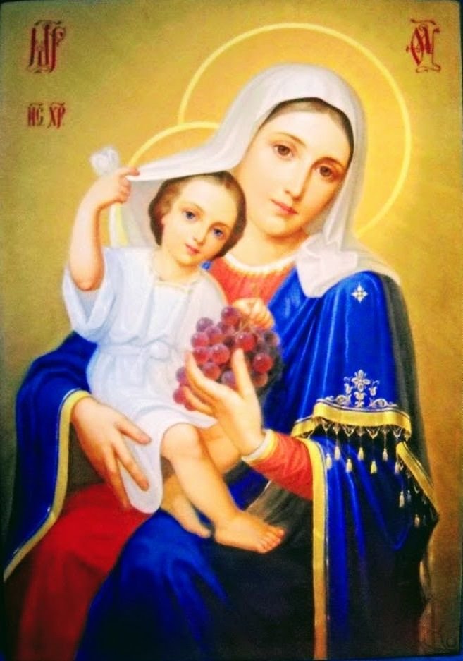 Богородица покрывающая - богородица. виноград - оригинал