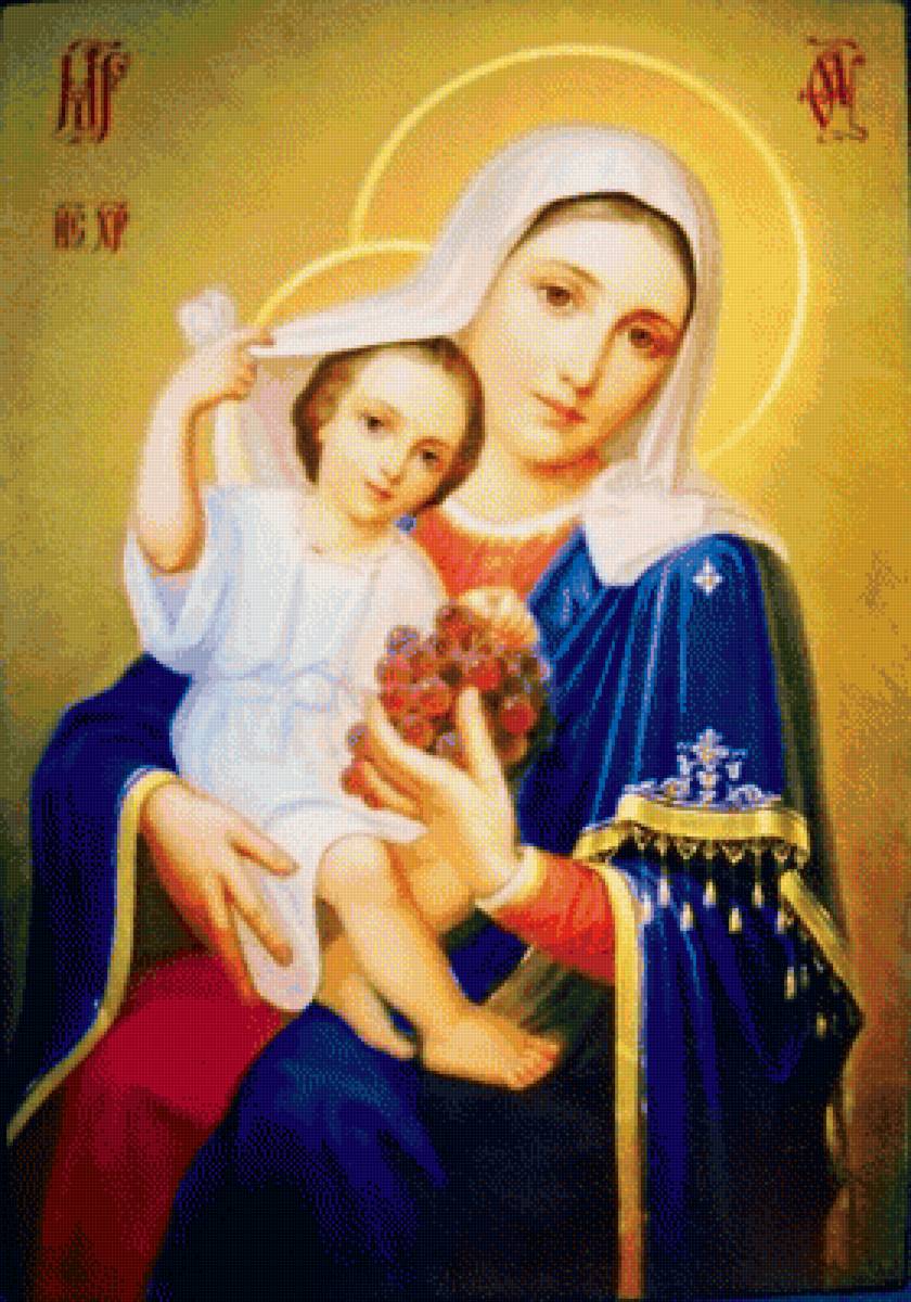 Богородица покрывающая - богородица. виноград - предпросмотр