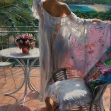 Схема вышивки «рассвет»