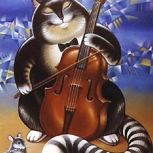 Схема вышивки «музыканты»