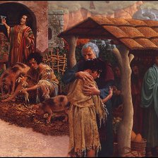 Схема вышивки «ДОБРЫЙ САМАРИТЯНИН.ДЖЕЙМС КРИСТЕНСЕН-3»