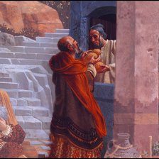 Схема вышивки «ДОБРЫЙ САМАРИТЯНИН.ДЖЕЙМС КРИСТЕНСЕН-8»