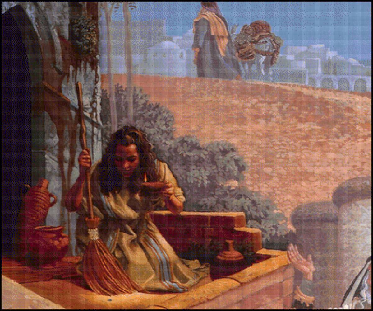 ДОБРЫЙ САМАРИТЯНИН.ДЖЕЙМС КРИСТЕНСЕН-10 - картины, религия - предпросмотр