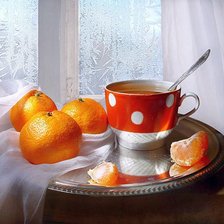 Схема вышивки «чайный натюрморт»