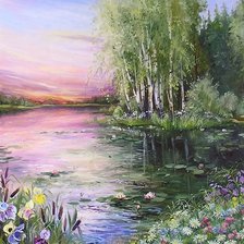 Схема вышивки «природа»