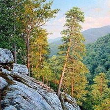 Схема вышивки «природа»