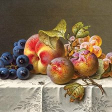 Схема вышивки «Фрукты (по картине Эмили Прейер)»