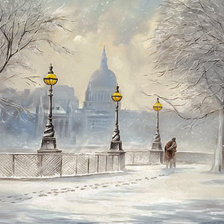 Схема вышивки «Romantic Snow.»