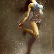 Схема вышивки «ЛИВЕНЬ.Steve Delamare»