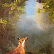 лиса и виноград
