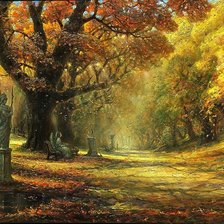 Схема вышивки «Осень в саду»