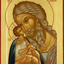 Схема вышивки «Святой Симеон Богоприимец»