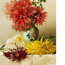 Схема вышивки «Цветы в вазе»