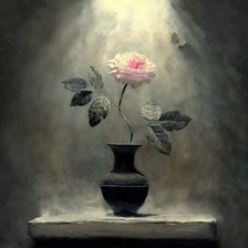 Схема вышивки «роза»