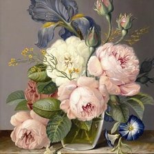 Схема вышивки «цветы»