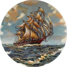 Схема вышивки «паруса»