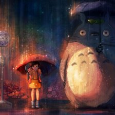 Схема вышивки «Тоторо»