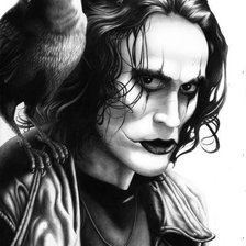 Схема вышивки «Ворон»