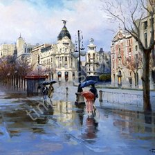 Схема вышивки «город»