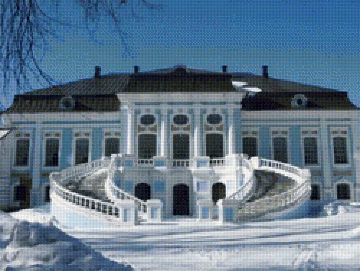 Усадьба Грибоедова - городской пейзаж - предпросмотр