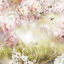 Схема вышивки «весна»