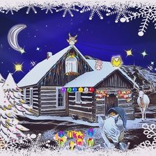 Схема вышивки «новогодняя»