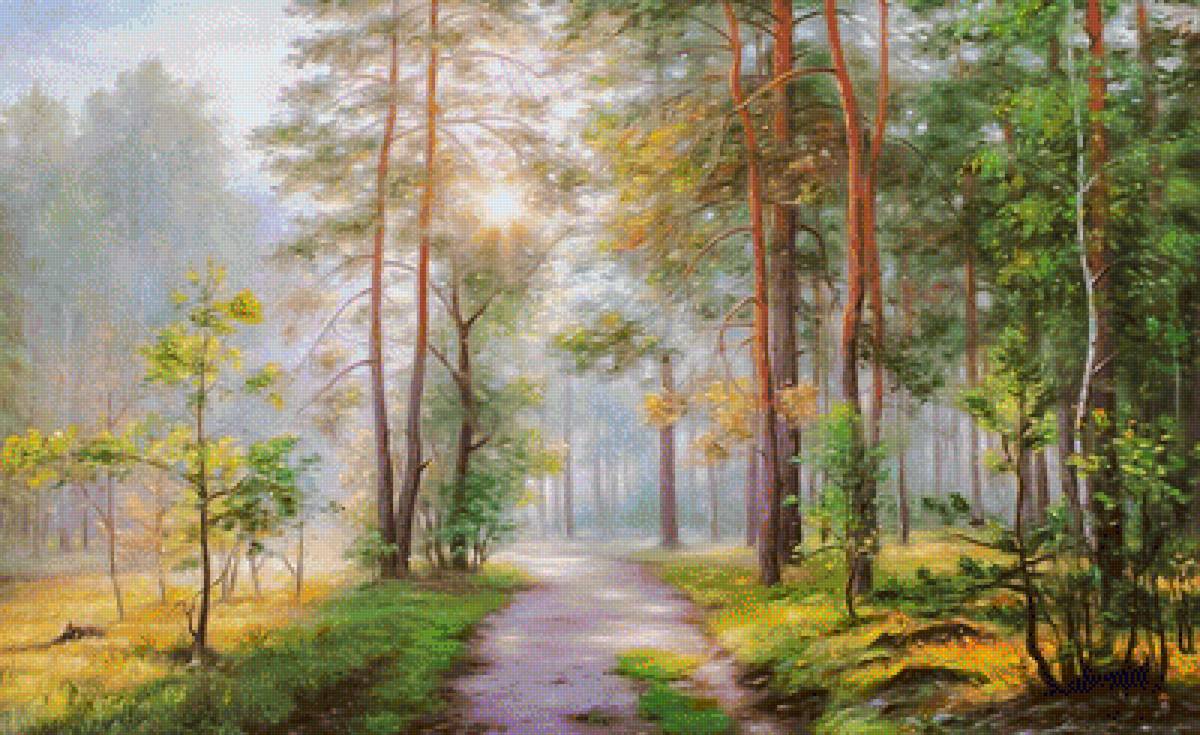 Forest Landscape. - aleksey sychev painter.landscapes.scenarys. - предпросмотр