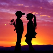 Схема вышивки «Первая любовь»