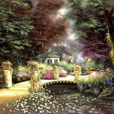 Схема вышивки «Беседка»