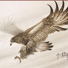 Схема вышивки «Орел»