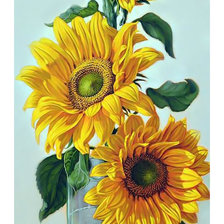 Схема вышивки «Подсолнухи.»