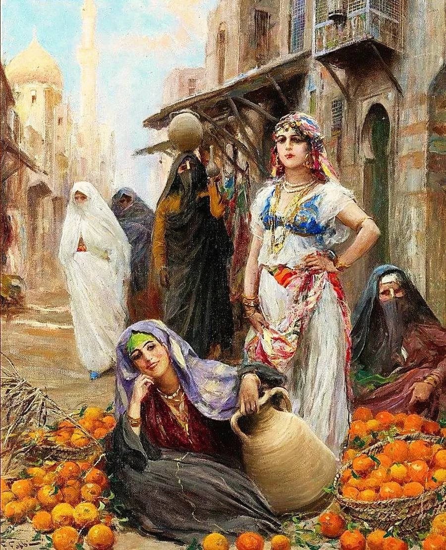На восточном базаре - оригинал