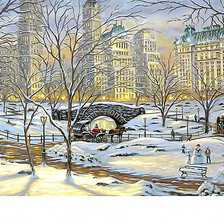 Схема вышивки «Городской пейзаж»