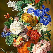 Схема вышивки «Букет»