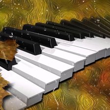 Схема вышивки «Музыка дождя»