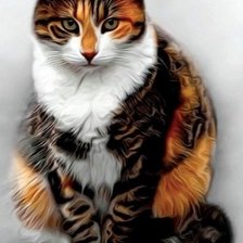 Схема вышивки «Важный кот»