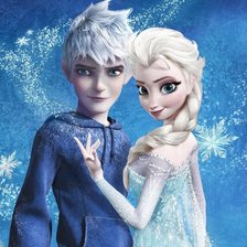 Схема вышивки «Джек и Эльза»