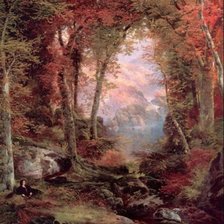 Схема вышивки «созерцание»