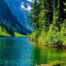 Схема вышивки «Горы»